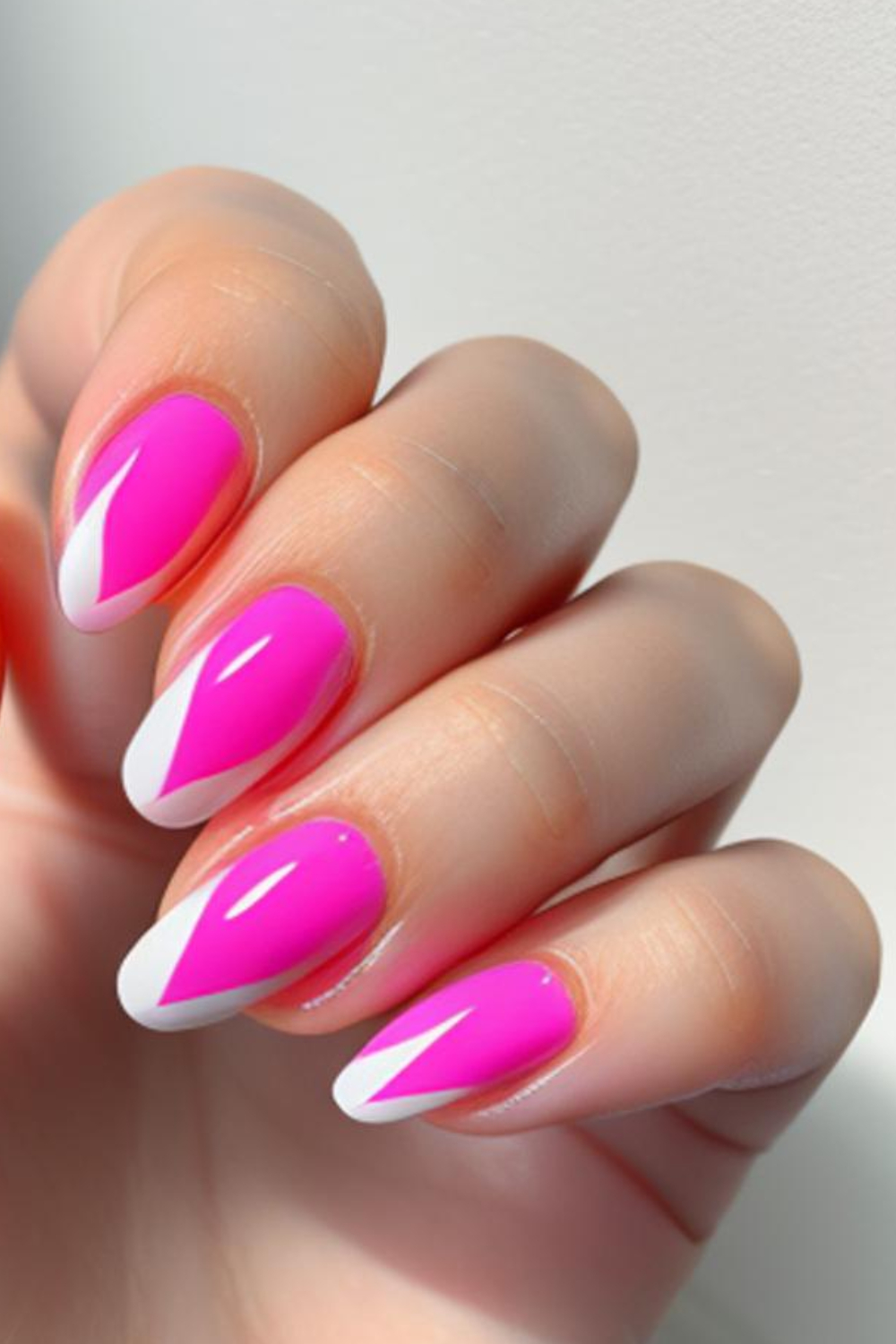Easter pink Neon Nail Designs